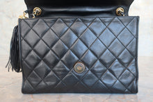 將圖片載入圖庫檢視器 CHANEL/シャネル マトラッセフリンジチェーンショルダーバッグ ラムスキン ブラック/ゴールド金具 ショルダーバッグ 800050015
