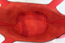 Load image into Gallery viewer, HERMES PICOTIN LOCK MM Clemence leather Rouge de Coeur D Engraving Hand bag 700090109
