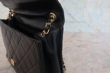 將圖片載入圖庫檢視器 CHANEL/シャネル マトラッセフリンジチェーンショルダーバッグ ラムスキン ブラック/ゴールド金具 ショルダーバッグ 800050015
