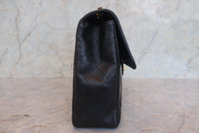 画像をギャラリービューアに読み込む, CHANEL/シャネル 中マトラッセシングルフラップチェーンショルダーバッグ ラムスキン ブラック/ゴールド金具 ショルダーバッグ 800010021
