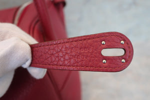 HERMES LINDY 34 Clemence leather Ruby T刻印 Shoulder bag 600050172