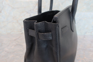 HERMES／エルメス バーキン30 アルデンヌ ブラック □C刻印 ハンドバッグ 700060134
