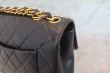 画像をギャラリービューアに読み込む, CHANEL/シャネル 中マトラッセシングルフラップチェーンショルダーバッグ ラムスキン ブラック/ゴールド金具 ショルダーバッグ 800010021
