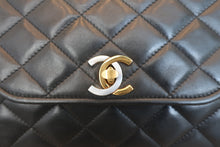 画像をギャラリービューアに読み込む, CHANEL/シャネル パリ限定マトラッセダブルフラップチェーンショルダーバッグ ラムスキン ブラック/ゴールド金具 ショルダーバッグ 700070011
