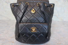 画像をギャラリービューアに読み込む, CHANEL/シャネル マトラッセチェーンリュック ラムスキン ブラック/ゴールド金具 リュック 800020151
