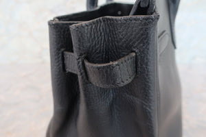 HERMES／エルメス バーキン30 アルデンヌ ブラック □C刻印 ハンドバッグ 700060134