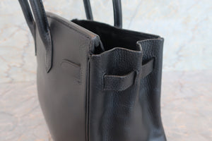 HERMES／エルメス バーキン30 アルデンヌ ブラック □C刻印 ハンドバッグ 700060134