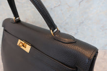 将图片加载到图库查看器，HERMES KELLY 35 Ardennes leather Black 〇W刻印 Shoulder bag 600090148
