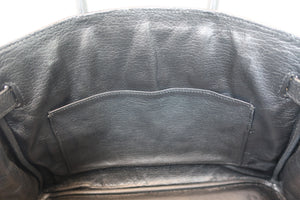 HERMES／エルメス バーキン30 アルデンヌ ブラック □C刻印 ハンドバッグ 700060134