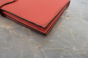 HERMES  Bearn Soufflet Epsom leather Crevette □Q刻印 Wallet 700040052
