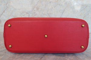 HERMES BOLIDE 35 Graine Couchevel leather Rouge vif Shoulder bag 700090104
