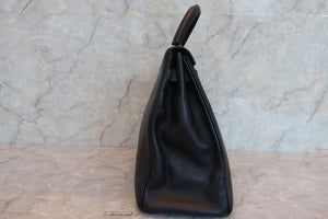 HERMES KELLY 35 Ardennes leather Black 〇W刻印 Shoulder bag 600090148