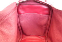 Load image into Gallery viewer, HERMES LINDY 34 Clemence leather Ruby T Engraving Shoulder bag 600050172
