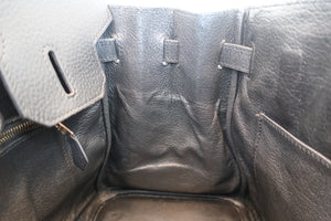 HERMES／エルメス バーキン30 アルデンヌ ブラック □C刻印 ハンドバッグ 700060134