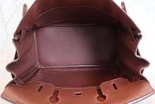 Load image into Gallery viewer, HERMES BIRKIN 30 Evergrain leather Brown □L Engraving Hand bag 600120312
