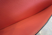 将图片加载到图库查看器，HERMES  Bearn Soufflet Epsom leather Crevette □Q刻印 Wallet 700040052
