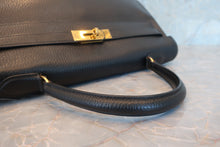 将图片加载到图库查看器，HERMES KELLY 35 Ardennes leather Black 〇W刻印 Shoulder bag 600090148
