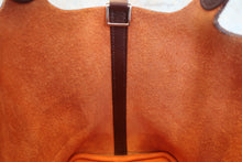 画像をギャラリービューアに読み込む, HERMES／エルメス ピコタンＰＭバイカラー トリヨンクレマンス オレンジ/ブラウン ハンドバッグ 800030176
