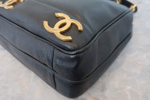 画像をギャラリービューアに読み込む, CHANEL/シャネル トリプルココマークチェーンショルダーバッグ キャビアスキン ブラック/ゴールド金具 ショルダーバッグ 800050023
