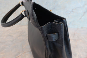 HERMES KELLY 35 Ardennes leather Black 〇W刻印 Shoulder bag 600090148