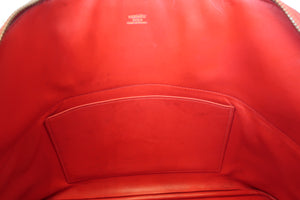 HERMES BOLIDE 35 Graine Couchevel leather Rouge vif Shoulder bag 700090104