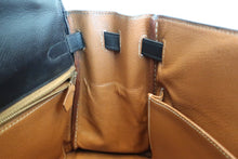 Load image into Gallery viewer, H﻿﻿﻿ERMES KELLY 32 Graine Couchevel leather Navy/Gold 〇X Engraving Shoulder bag 500100153
