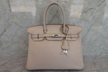 將圖片載入圖庫檢視器 HERMES／エルメス バーキン30 トリヨンクレマンス ベージュ □H刻印 ハンドバッグ 700060042

