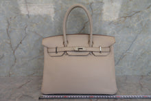 將圖片載入圖庫檢視器 HERMES／エルメス バーキン30 トリヨンクレマンス ベージュ □H刻印 ハンドバッグ 700060042
