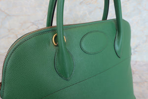 HERMES／エルメス ボリード35 クシュベル グリーン 〇V刻印 ショルダーバッグ 700030229