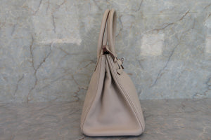 HERMES／エルメス バーキン30 トリヨンクレマンス ベージュ □H刻印 ハンドバッグ 700060042