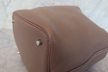 Load image into Gallery viewer, HERMES PICOTIN LOCK MM Clemence leather Etoupe gray □L Engraving Hand bag 700110176
