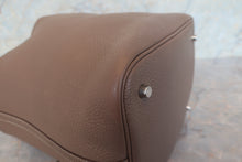 Load image into Gallery viewer, HERMES PICOTIN LOCK MM Clemence leather Etoupe gray □L Engraving Hand bag 700110176

