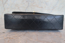 画像をギャラリービューアに読み込む, CHANEL/シャネル パリ限定マトラッセダブルフラップチェーンショルダーバッグ ラムスキン ブラック/ゴールド金具 ショルダーバッグ 800010016
