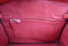 将图片加载到图库查看器，HERMES BIRKIN 30  Clemence leather Rouge pivoine □R刻印 Hand bag 600100176
