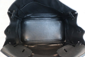 HERMES BIRKIN 30 Togo leather Black □K Engraving  Hand bag 600050047