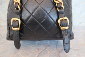 CHANEL/シャネル マトラッセチェーンリュック ラムスキン ブラック/ゴールド金具 リュック 700060098
