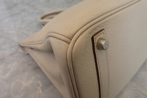 HERMES／エルメス バーキン30 トリヨンクレマンス ベージュ □H刻印 ハンドバッグ 700060042