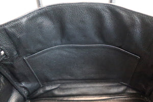 HERMES BIRKIN 30 Togo leather Black □K Engraving  Hand bag 600050047
