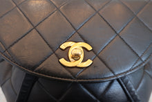 画像をギャラリービューアに読み込む, CHANEL/シャネル マトラッセチェーンリュック ラムスキン ブラック/ゴールド金具 リュック 700060098
