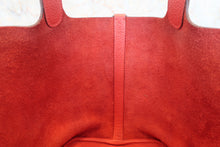 画像をギャラリービューアに読み込む, HERMES／エルメス ピコタンロックＭＭ トリヨンクレマンス ルージュピヴォワンヌ □R刻印 ハンドバッグ 800030188
