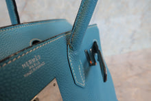画像をギャラリービューアに読み込む, HERMES／エルメス バーキン30 トゴ ブルージーン □G刻印 ハンドバッグ 700090042
