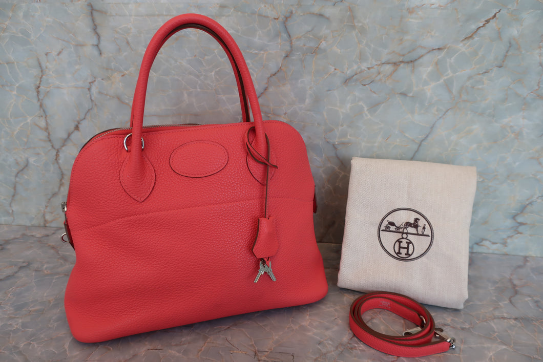 HERMES／エルメス ボリード31 トリヨンクレマンス ローズジャイプール □P刻印 ショルダーバッグ 700080056