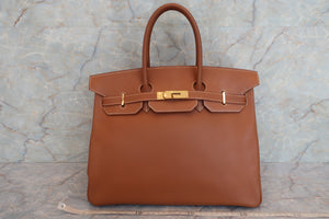 HERMES BIRKIN 35 Graine Couchevel leather Gold 〇Y刻印 Hand bag 600100202