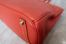 画像をギャラリービューアに読み込む, HERMES／エルメス バーキン35 トゴ サンギーヌ □O刻印 ハンドバッグ 800020140
