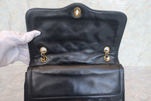 画像をギャラリービューアに読み込む, CHANEL/シャネル パリ限定マトラッセダブルフラップチェーンショルダーバッグ ラムスキン ブラック/ゴールド金具 ショルダーバッグ 800010016
