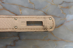 HERMES／エルメス バーキン30 トリヨンクレマンス ベージュ □H刻印 ハンドバッグ 700060042