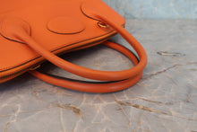 Load image into Gallery viewer, HERMES BOLIDE 35 Gulliver leather Orange 〇U Engraving Shoulder bag 800060179
