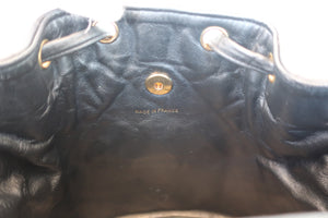 CHANEL/シャネル マトラッセチェーンリュック ラムスキン ブラック/ゴールド金具 リュック 700060098