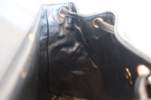 CHANEL/シャネル マトラッセチェーンリュック ラムスキン ブラック/ゴールド金具 リュック 700060098