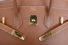 将图片加载到图库查看器，HERMES BIRKIN 35 Graine Couchevel leather Gold 〇Y刻印 Hand bag 600100202
